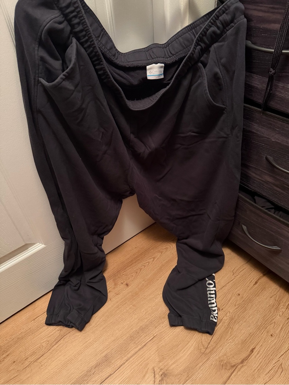 Columbia Black Men's Logo Jogger Sweatpants